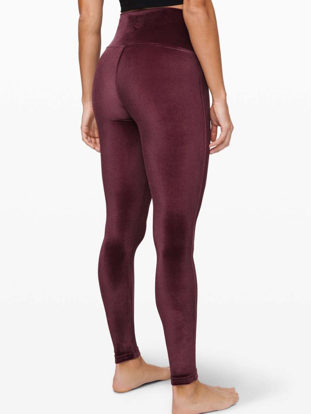 Lululemon Wunder Lounge High-Rise Tight 28" Velvet Garnet size 8 NWT W5CCJS